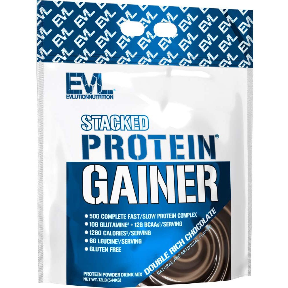 EVLution Nutrition Stacked Protein Gainer 12 lbs